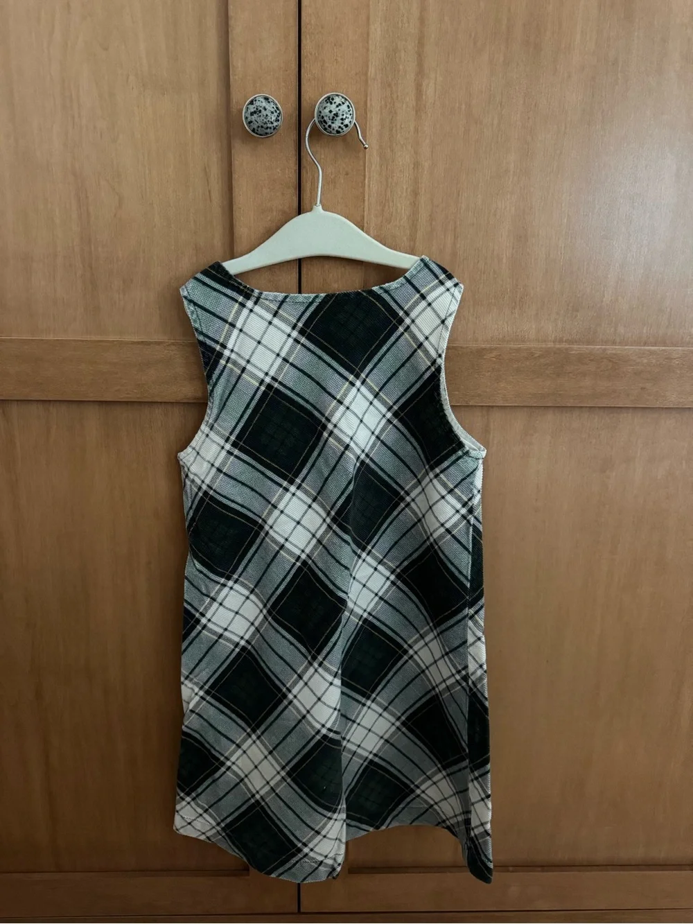 Ralph Lauren Girls Size 6 Plaid Corduroy Jumper Dress – 100% Cotton
